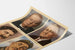 Vintage juliste maailman johtajista Winston Churchill, Franklin D. Roosevelt, Joseph Staline ja Chiang Kai-shek