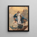 Läpikuultava Maalaus - Giovanni Battista Tiepolo - Ateljee — kehystetty taideteos seinällä