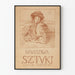 Vintage juliste Krakovan taidenäyttelystä 1911