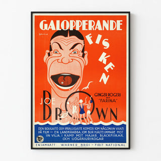 1920-luvun komediaelokuvan vintage-seinäkoristejuliste