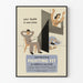 Vintagemainen terveysjuliste sodan aikana - Fighting Fit