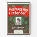 Vintage Juliste Your Promise Keep for Baby's Sake seinäkoriste