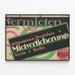 Vintage Juliste Mietversicherung Berlin - Typografinen Seinän koristelu — kehystetty taideteos seinällä